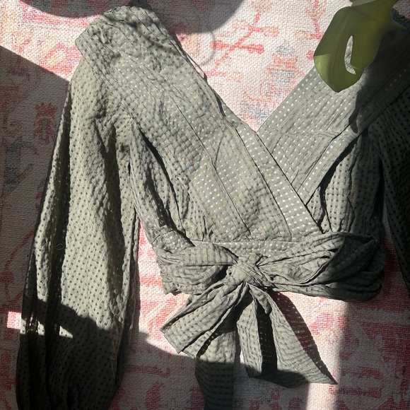 Elegant Green Top - Anthropologie - Picture 3 of 6